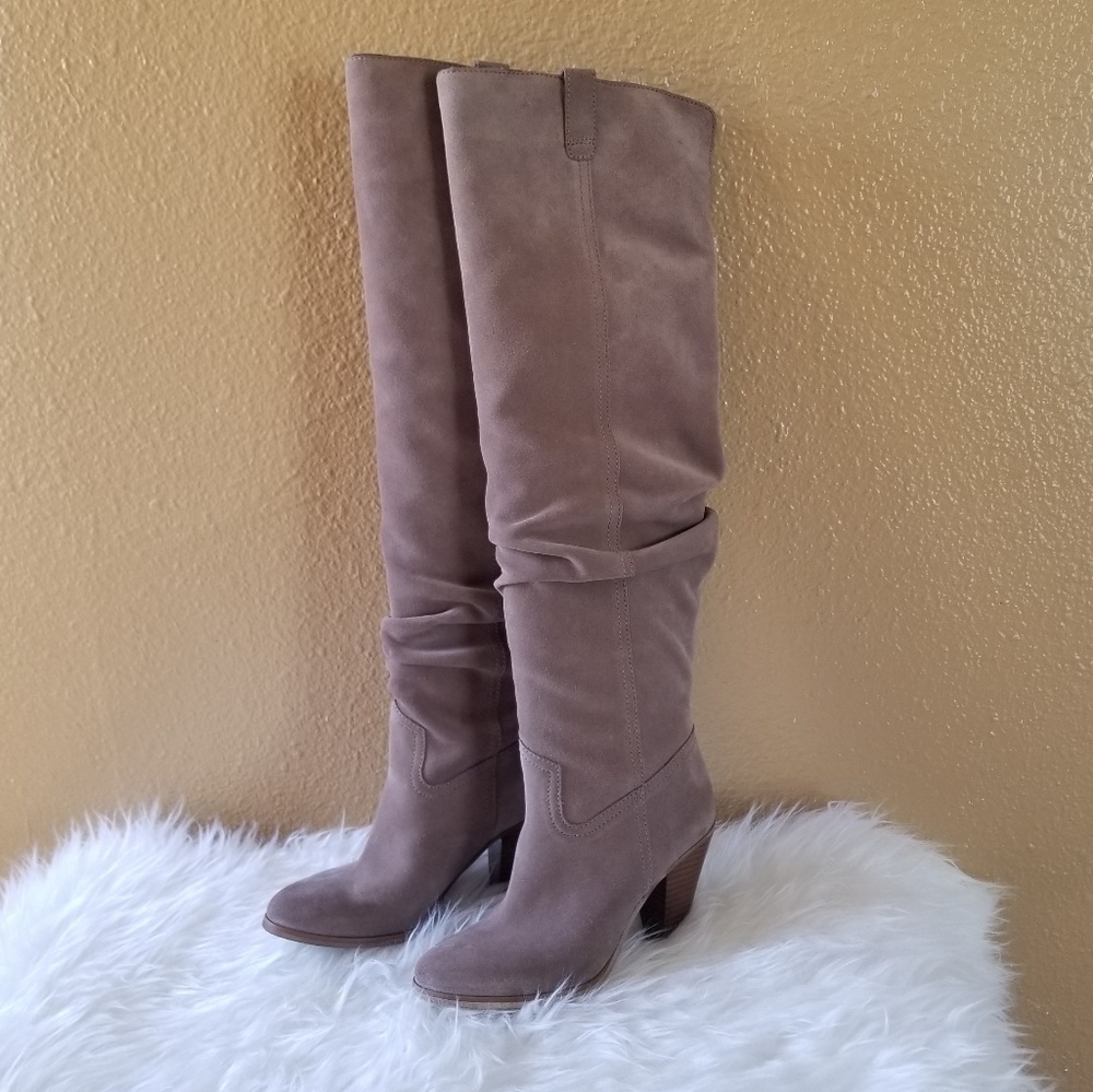 Michael Kors Divia Suede Boots 5.5